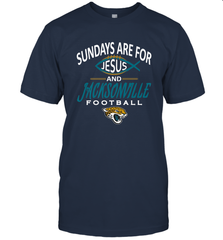 Sundays Are For Jesus and Jacksonville Funny Football Men's T-Shirt Men's T-Shirt - HHHstores