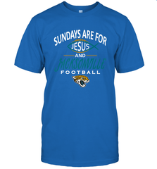 Sundays Are For Jesus and Jacksonville Funny Football Men's T-Shirt Men's T-Shirt - HHHstores