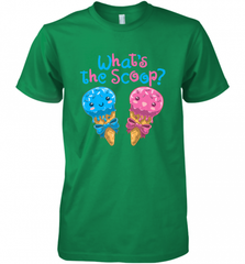 Gender Reveal Family Party Ice Cream What's the Scoop Men's Premium T-Shirt Men's Premium T-Shirt - HHHstores