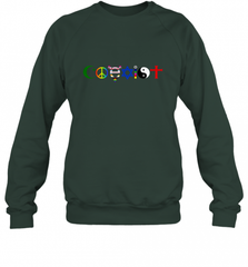 Coexist Crewneck Sweatshirt Crewneck Sweatshirt - HHHstores