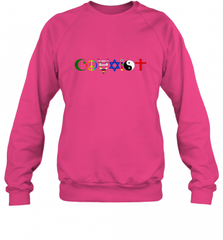 Coexist Crewneck Sweatshirt Crewneck Sweatshirt - HHHstores
