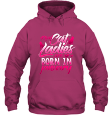 Cat Lady Born In January Cat Lover Birthday Gift For Hooded Sweatshirt Hooded Sweatshirt - HHHstores
