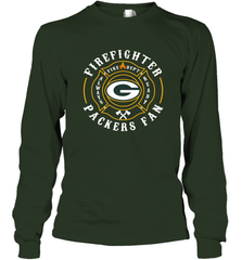 Green Bay Packers NFL Pro Line Green Firefighter Long Sleeve T-Shirt Long Sleeve T-Shirt - HHHstores