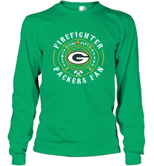 Green Bay Packers NFL Pro Line Green Firefighter Long Sleeve T-Shirt Long Sleeve T-Shirt - HHHstores