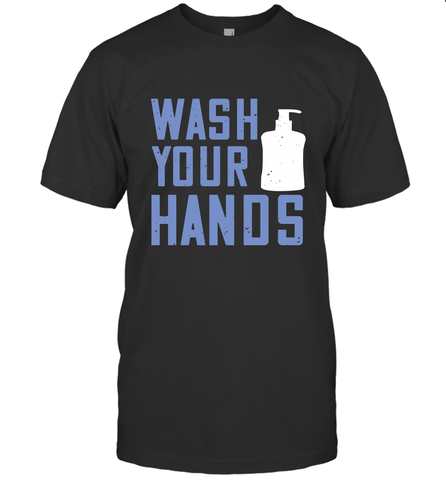 Wash your hands 01 Men's T-Shirt Men's T-Shirt / Black / S Men's T-Shirt - HHHstores