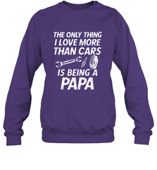 The only thing I love more than Cars is Being a Papa Funny Crewneck Sweatshirt Crewneck Sweatshirt - HHHstores