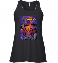Marvel Ghost Rider Baby Thanos Comic Cover Women's Racerback Tank