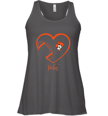 Oklahoma State Cowboys Football Inside Heart  Team Women's Racerback Tank Women's Racerback Tank - HHHstores