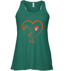 Oklahoma State Cowboys Football Inside Heart  Team Women's Racerback Tank Women's Racerback Tank - HHHstores