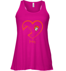 Oklahoma State Cowboys Football Inside Heart  Team Women's Racerback Tank Women's Racerback Tank - HHHstores
