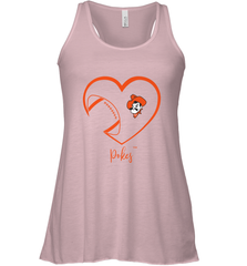 Oklahoma State Cowboys Football Inside Heart  Team Women's Racerback Tank Women's Racerback Tank - HHHstores