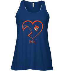 Oklahoma State Cowboys Football Inside Heart  Team Women's Racerback Tank Women's Racerback Tank - HHHstores