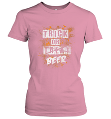 Trick or Beer Funny Halloween Trick or Treat Women's T-Shirt Women's T-Shirt - HHHstores