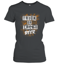 Trick or Beer Funny Halloween Trick or Treat Women's T-Shirt