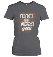 Trick or Beer Funny Halloween Trick or Treat Women's T-Shirt Women's T-Shirt - HHHstores