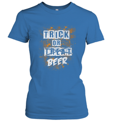 Trick or Beer Funny Halloween Trick or Treat Women's T-Shirt Women's T-Shirt - HHHstores