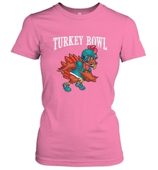 Cool Turkey Bowl _ Funny Thanksgiving Football Player Women's T-Shirt Women's T-Shirt - HHHstores