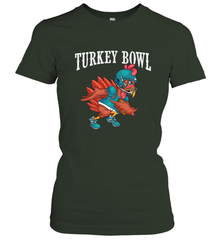 Cool Turkey Bowl _ Funny Thanksgiving Football Player Women's T-Shirt Women's T-Shirt - HHHstores