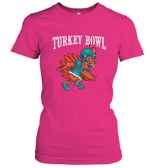 Cool Turkey Bowl _ Funny Thanksgiving Football Player Women's T-Shirt Women's T-Shirt - HHHstores