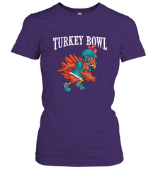 Cool Turkey Bowl _ Funny Thanksgiving Football Player Women's T-Shirt Women's T-Shirt - HHHstores