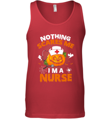 Nurse Halloween Gifts Nothing Scares Me I Am A Nurse Men's Tank Top Men's Tank Top - HHHstores