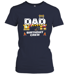 Dad Birthday Crew For Construction Birthday Party Gift Women's T-Shirt