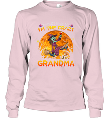 You can't scare me I'm the crazy grandma halloween Long Sleeve T-Shirt Long Sleeve T-Shirt - HHHstores