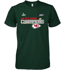 Youth Kansas City Chiefs NFL Pro Line by Fanatics Super Bowl LIV Champions Trophy Men's Premium T-Shirt Men's Premium T-Shirt - HHHstores