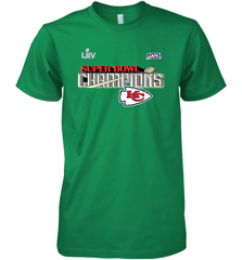 Youth Kansas City Chiefs NFL Pro Line by Fanatics Super Bowl LIV Champions Trophy Men's Premium T-Shirt Men's Premium T-Shirt - HHHstores