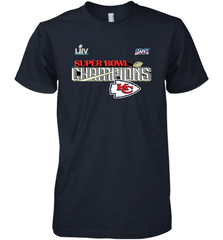 Youth Kansas City Chiefs NFL Pro Line by Fanatics Super Bowl LIV Champions Trophy Men's Premium T-Shirt Men's Premium T-Shirt - HHHstores
