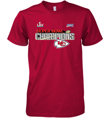 Youth Kansas City Chiefs NFL Pro Line by Fanatics Super Bowl LIV Champions Trophy Men's Premium T-Shirt Men's Premium T-Shirt - HHHstores