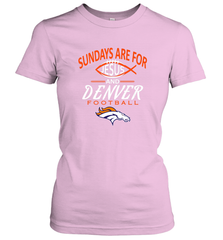 Sundays Are For Jesus and Denver Funny Christian Football Women's T-Shirt Women's T-Shirt - HHHstores