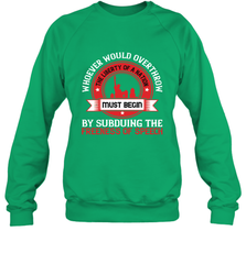 Whoever would overthrow the liberty of a nation must begin by subduing the freeness of speech 01 Crewneck Sweatshirt Crewneck Sweatshirt - HHHstores