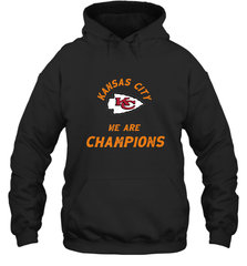 KC Kansas City Tribal Arrowhead we are Champions Hooded Sweatshirt Hooded Sweatshirt - HHHstores