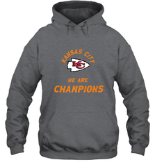 KC Kansas City Tribal Arrowhead we are Champions Hooded Sweatshirt Hooded Sweatshirt - HHHstores