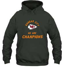 KC Kansas City Tribal Arrowhead we are Champions Hooded Sweatshirt Hooded Sweatshirt - HHHstores