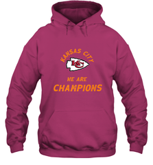 KC Kansas City Tribal Arrowhead we are Champions Hooded Sweatshirt Hooded Sweatshirt - HHHstores