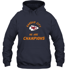 KC Kansas City Tribal Arrowhead we are Champions Hooded Sweatshirt Hooded Sweatshirt - HHHstores