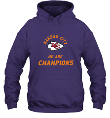 KC Kansas City Tribal Arrowhead we are Champions Hooded Sweatshirt Hooded Sweatshirt - HHHstores