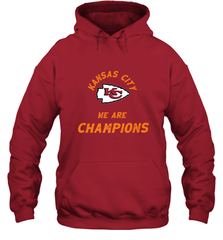 KC Kansas City Tribal Arrowhead we are Champions Hooded Sweatshirt Hooded Sweatshirt - HHHstores