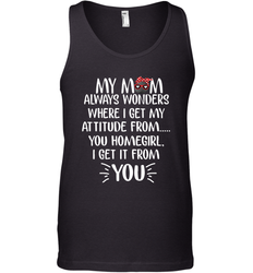 HOCKEY My Mom Always Wonders Men's Tank Top