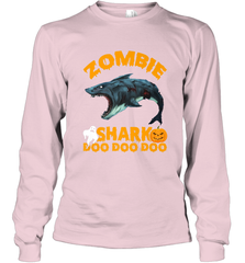 Zombie Shark Doo Doo Doo Halloween Shake Costume Lover Gifts Long Sleeve T-Shirt Long Sleeve T-Shirt - HHHstores
